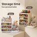 New High-grade Cosmetics Storage Box Dressing Table Skin Care Products Storage Rack Dormitory Desktop Drawer_maomaolike.com