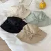 Hot Sale Korean Lace-up Fisherman Women Ins Blogger Lightweight Windbreak Rope Sunshade Basin Sun Bucket Hat_maomaolike.com