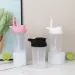 NEW Portable 300ml Protein Powder Shaker Leak Proof Water Bottle For Gym Outdoor Fitness Training Sport Mixing Cup Scale_maomaolike.com