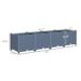 Plastic Raised Garden Bed, 5 X 1 X 1 Ft Outdoor Flower Box With Drainage Holes For Vegetables, Herbs, Blue_maomaolike.com
