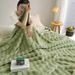 Rabbit Fur Plush Winter Thickened Warm Office Nap Sofa Throw Coral Fleece Blanket All-Season Universal_maomaolike.com