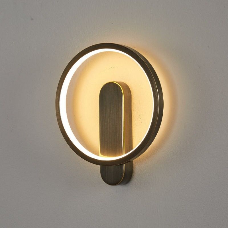 Copper Wall Light Luxury Bedroom Bedside Lamp_maomaolike.com