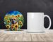 Mastiff In Sunflowers Large Sandstone Coasters Pack Of 4 Absorbent Round Coasters Decor Gifts For Men Or Women, 4 In, Multicolor_maomaolike.com