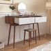 Entryway Table With 2 Carved Panel Drawers, Console Table With Storage Space And Wood Legs,Sofa Table Behind Couch For Hallway, Living Room_maomaolike.com