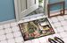 Norwegian Elkhound Cozy Christmas Doormat Front Door Mat Indoor Outdoor Rugs For Entryway, Non Slip Washable Low Pile, 24H X 36W_maomaolike.com