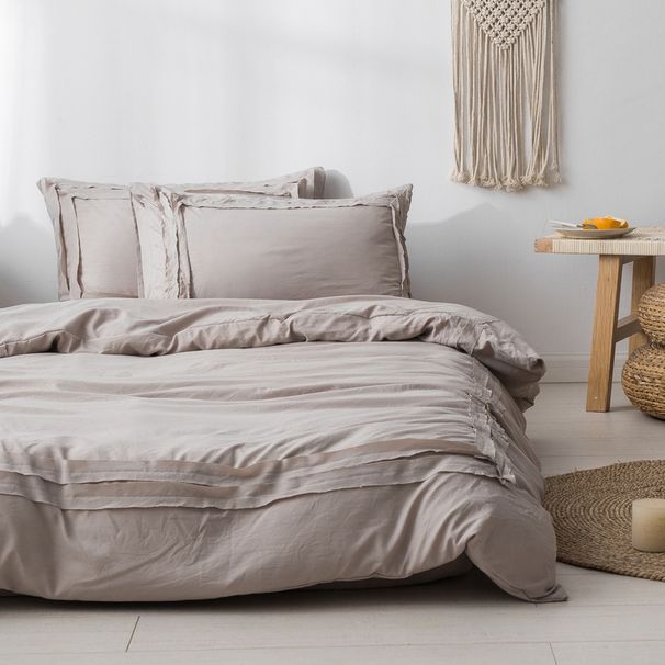 Modern Minimalist Bedding Set - Navy Blue & Earthy Yellow Twin/Queen/King Size | High-Quality Polyester With Active Printing & Twill Weave_maomaolike.com