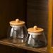 Canister Glass Storage Jar Sealed Container For Dried Fruits And Grains Household Flower Tea Moisture-Proof Food Grade_maomaolike.com