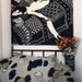 Funny Cat Black And White Art Nordic INS Wall Decorative Hanging Cloth Internet Celebrity Bedside Bedroom Dormitory Tapestry Backg_maomaolike.com