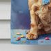 Cocker Spaniel Happy Birthday House Flag Large Porch Sleeve Pole Decorative Outside Yard Banner Artwork Wall Hanging, Polyester, House Size, Multicolor_maomaolike.com