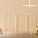 Metal Arch Backdrop Stand Set Of 3, 7/6.5/6 Ft Wedding Arch Frame, Balloon Backdrop Arch Stand Set For Birthday Party, Bridal Shower, Graduation, Ceremony, Banquet Decorations, White_maomaolike.com