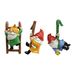 Resin Gnome Statue Craft, Decorative Pendant Ornament For Flowerpot Edge, Balcony And Outdoor Garden Landscape Layout
_maomaolike.com