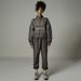 Women's Clothing fashion autumn and winter style zipper half open collar long sleeve jacket sweatpants two-piece suit_maomaolike.com
