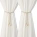 Tiebacks Creative Adjustable Oxford Cotton Rope Buckle Gathering Drawstring Curtain Accessories_maomaolike.com