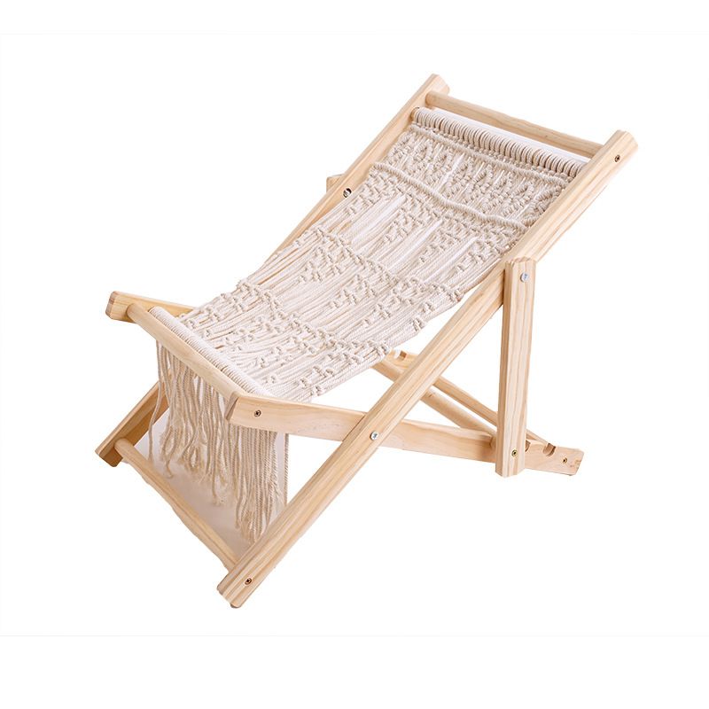 Bohemian Handmade Cotton Rope Woven Lounger Photography Beach Chair Creative Children's Photo Props Sofa_maomaolike.com