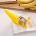 Stainless Steel Multi-Purpose Slicer - Perfect For Bananas, Fruits, Vegetables & Sausages - Manual Kitchen Gadget Food Slicer_maomaolike.com