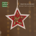 Jinghua Artificial Flower Snowflake Wood Chip Santa Claus Reindeer Gingerbread Man Christmas Decoration Hanging Ornament_maomaolike.com