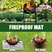 Yegbong Fire Mat Outdoor Fire Pit Mat Oven Heat Insulation Mat Fire Pot Barbecue Mat Square Protective Mat_maomaolike.com