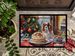 Cavalier Spaniel Christmas Cookies Doormat Front Door Mat Indoor Outdoor Rugs For Entryway, Non Slip Washable Low Pile, 24H X 36W_maomaolike.com
