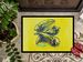 Three To Get Ready Okra Doormat Front Door Mat Indoor Outdoor Rugs For Entryway, Non Slip Washable Low Pile, 24H X 36W_maomaolike.com