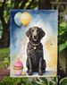 Curly Coated Retriever Happy Birthday Garden Flag Mailbox Flag Decorative Yard Flag Banner Outside Patio Artwork Yard Flower Beds, Garden Size, Multicolor_maomaolike.com