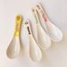 Bamboo Fiber Children's Cartoon Food Grade Soup Spoon Long Handle Baby Eating Household Infant Feeding Cute_maomaolike.com