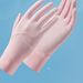 H2023 Summer Ladies Sunscreen Gloves Women's Anti-ultraviolet Thin Short Ice Silk Cool Outdoor Sunscreen Injury Breathable_maomaolike.com