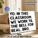 Classroom Motivational Quote Painting Poster, Bold Minimalist Black & White Text Poster, Inspirational Message To Boost Focus, Ideal For Classroom And_maomaolike.com