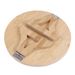 Original Bamboo Color Lazy Portable Foldable Armrest Round Tray Sofa_maomaolike.com