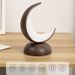 LED Wireless Touch Night Light Moon Shape USB Charging Stepless Dimming Table Lamp Living Room Bedroom Bedside Lamps Kid_maomaolike.com