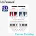 Piano Chords Formulas Painting Poster, Color-coded Educational Piano Guide Poster, Practical Reference To Master Chord Basics Ideal For Music Room_maomaolike.com
