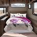 9 Piece Soft All-Season Washed Microfiber Cover Set , Queen/King/Calking Bedding Set With Pillowcases,Bedspread Print Curtains & Solid Curtains,Print, Moisture-Wicking, Soft ,Cooling, Easy Care_maomaolike.com