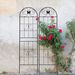 2 Pack Metal Garden Trellis 71" X 19.7" Rustproof Trellis For Climbing Plants Outdoor Flower Support Black_maomaolike.com