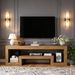 Center TV Stand, Vintage Entertainment Center Media Console Stand_maomaolike.com