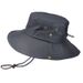 Hot Sale Xioguan 100% Polyester 9043 Outdoor Large Eave Breathable for MEN'S Sun Shading Fisherman Hat_maomaolike.com