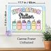 Hydration Station Painting Poster, Pastel-colored Cute Cartoon Water Bottles Poster, Gentle Reminder To Stay Hydrated, Ideal For Office, Break Room_maomaolike.com