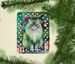 Persian Cat By The Christmas Tree Porcelain Ornament Christmas Tree Hanging Decorations For Home Christmas Holiday, Rectangle, Gift, Multicolor_maomaolike.com