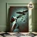 Surreal Crow & Woman Painting Poster, Mysterious Dark Surreal Art Poster, Unique Expressive Design Ideal For Living Room, Art Studio And Modern_maomaolike.com
