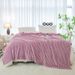 Home Textile Thickened Solid Color Rabbit Plush Flannel Blanket Sofa Cover Blanket Air Conditioning Blanket Nap Blanket_maomaolike.com