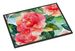 Alabama Camellia In Watercolor Doormat Front Door Mat Indoor Outdoor Rugs For Entryway, Non Slip Washable Low Pile, 24H X 36W_maomaolike.com