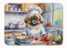 Pekingese The Chef Memory Foam Kitchen Mat Machine Washable Anti-Fatigue Mat Cushion Comfort Bath Mat Or Kitchen Rug_maomaolike.com