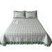 Korean Foreign Trade Double-Sided Washed Three-Piece Set Four Seasons Tatami Bed Sheet Summer Quilted Bedspread Kang Cover_maomaolike.com