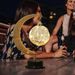 Nordic Iron Moon Ball Romantic Warm LED Table Lamp
_maomaolike.com