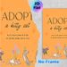 Adopt A Kitty Cat Painting Poster, Cute Cartoon Style Playful Party Kittens With Balloons Poster, Warm Heartwarming Decor Ideal For Pet Adoption_maomaolike.com