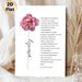Serenity Prayer Painting Poster, Soft Watercolor Pink Floral Poster, Inspirational Religious Text Design, Ideal For Home, Bedroom And Quiet Prayer_maomaolike.com