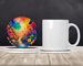 Colorful Begonias Large Sandstone Coasters Pack Of 4 Absorbent Round Coasters Decor Gifts For Men Or Women, 4 In, Multicolor_maomaolike.com