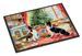 Papillon Christmas Cookies Doormat Front Door Mat Indoor Outdoor Rugs For Entryway, Non Slip Washable Low Pile, 24H X 36W_maomaolike.com