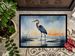 Blue Heron Barely Lit Sky Doormat Front Door Mat Indoor Outdoor Rugs For Entryway, Non Slip Washable Low Pile, 24H X 36W_maomaolike.com