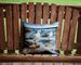 Gulls Scavenging Throw Pillow Machine Washable, Indoor Outdoor Decorative Pillow For Couch, Bed Or Patio, 14Hx14W_maomaolike.com