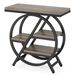4-Tier End Table, Small Side Table Snack Table With Storage Shelves_maomaolike.com