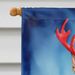 Doberman Pinscher Christmas Reindeer House Flag Large Porch Sleeve Pole Decorative Outside Yard Banner Artwork Wall Hanging, Polyester, House Size, Multicolor_maomaolike.com